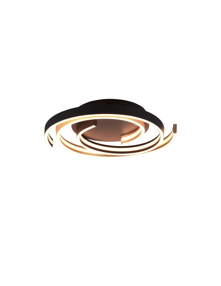 TRIO CAYA Sufitowa LED 1x58W 2300-4000K 6800lm Ściemnialna złoty 641910208