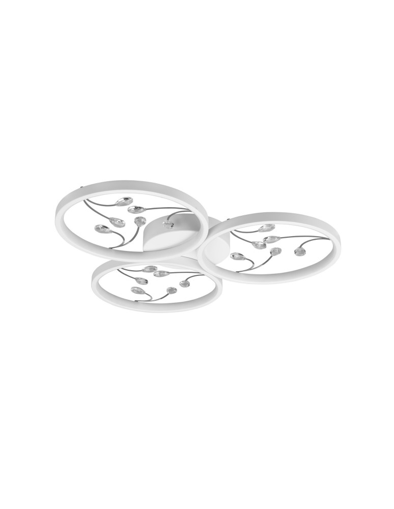 TRIO GROOVY Sufitowa LED 1x30W 4000K 3800lm Ściemnialna biały 642110331