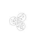 Lampy sufitowe nowoczesne - TRIO GROOVY Sufitowa LED 1x30W 4000K 3800lm Ściemnialna biały 642110331 - product 4