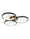 TRIO GROOVY Sufitowa LED 1x30W 3000K 3600lm Ściemnialna czarny 642110332