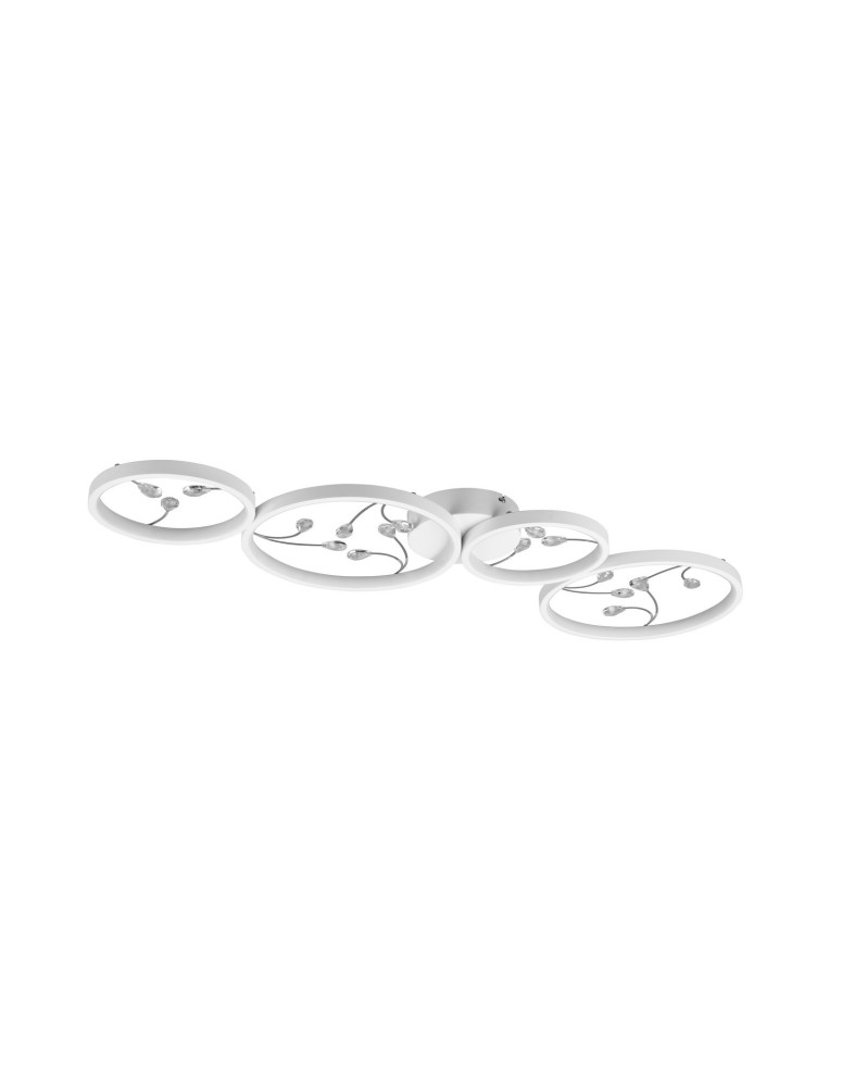 TRIO GROOVY Sufitowa LED 1x37W 4000K 4800lm Ściemnialna biały 642110431