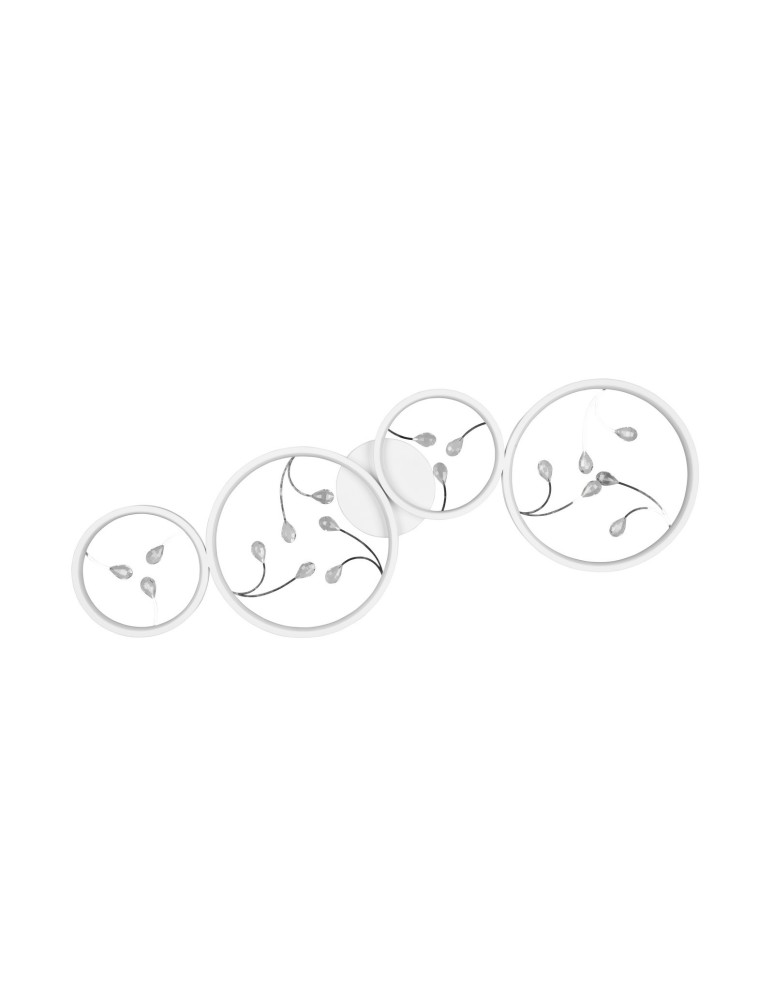 TRIO GROOVY Sufitowa LED 1x37W 4000K 4800lm Ściemnialna biały 642110431