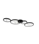Lampy sufitowe nowoczesne - TRIO GROOVY Sufitowa LED 1x37W 3000K 4600lm Ściemnialna czarny 642110432 - product 3
