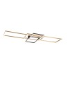 TRIO IRVINE Sufitowa LED 1x60W 3000 - 6500K 7100lm Ściemnialna złoty 620010408