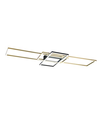 TRIO IRVINE Sufitowa LED 1x60W 3000 - 6500K 7100lm Ściemnialna złoty 620010408 - produkt 2