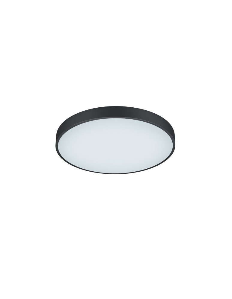 TRIO WACO Sufitowa LED 1x52W 2300-4000K 6200lm Ściemnialna czarny 627415032