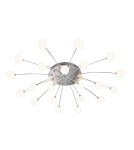 Lampy sufitowe nowoczesne - TRIO BULLET Sufitowa LED 21x1W 3000K 170lm Ściemnialna srebrny 641412107 - product 1