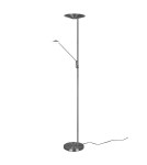 Lampy podłogowe LED - TRIO BRANTFORD Podłogowa LED 2x30W 2700+3200+4000K 3500lm Ściemnialna srebrny 425610207 - product 4
