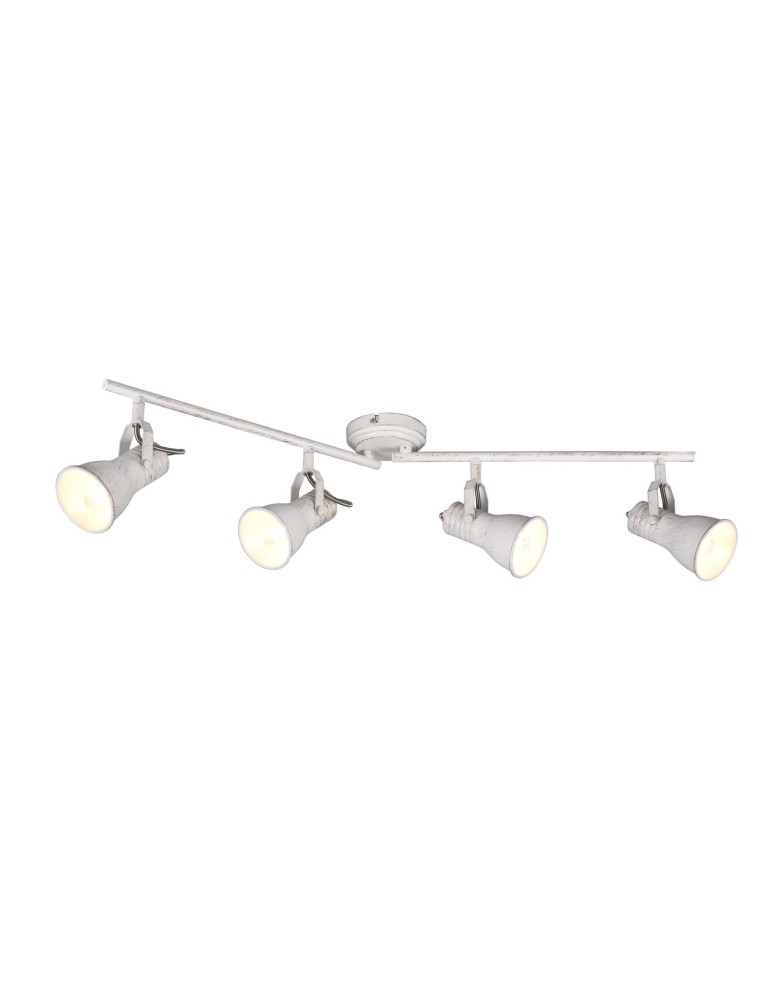 Lampy sufitowe reflektory - TRIO STEAM Reflektor E14 4x25W Ściemnialna biały 813400427 - produkt kolory-swiatla.pl 1