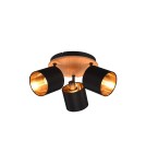 Reflektory sufitowe - TRIO TOMMY Reflektor E14 3x28W Ściemnialna drewno R81333930 - product 1