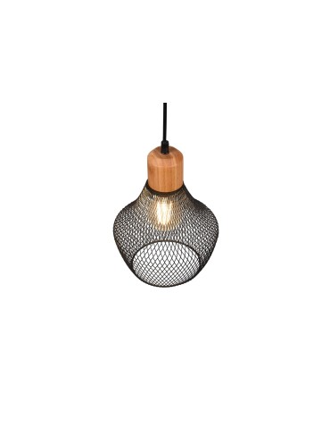 TRIO VALERIA Wisząca E27 1x40W Ściemnialna czarny R31281032 - produkt 2