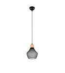 Lampy wiszące - TRIO VALERIA Wisząca E27 1x40W Ściemnialna czarny R31281032 - product 4