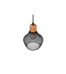 Lampy wiszące - TRIO VALERIA Wisząca E27 1x40W Ściemnialna czarny R31281032 - product 5