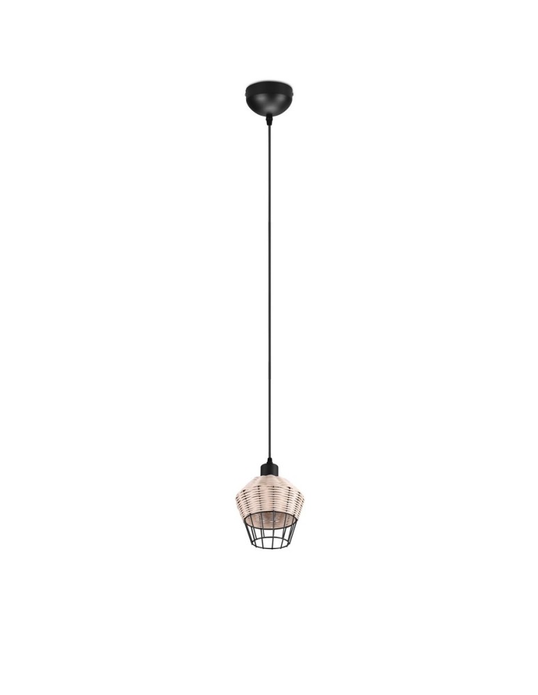 Lampy wiszące - TRIO BORKA Wisząca E27 1x40W Ściemnialna drewno R31261036 - produkt kolory-swiatla.pl 4