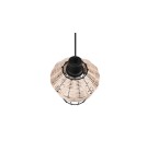 Lampy wiszące - TRIO BORKA Wisząca E27 1x40W Ściemnialna drewno R31261036 - produkt 5