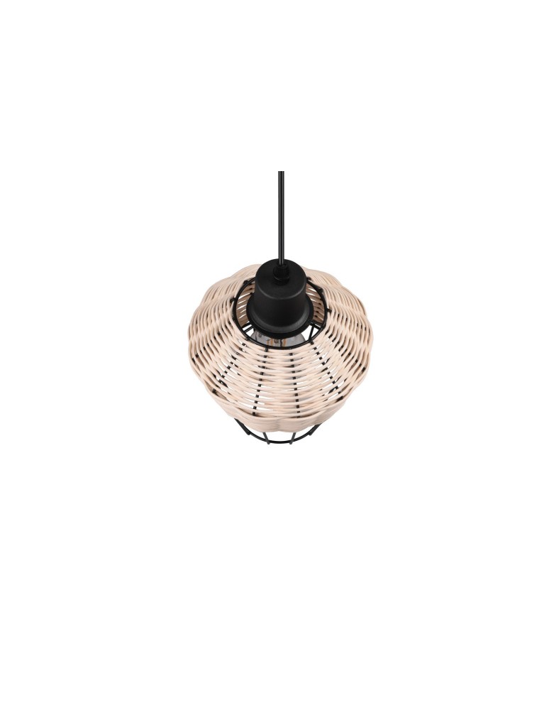 Lampy wiszące - TRIO BORKA Wisząca E27 1x40W Ściemnialna drewno R31261036 - produkt kolory-swiatla.pl 5