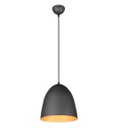 Lampy wiszące - TRIO TILDA Wisząca E27 1x40W Ściemnialna czarny/złoty R30661080 - product 1