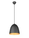 TRIO TILDA Wisząca E27 1x40W Ściemnialna czarny/złoty R30661080