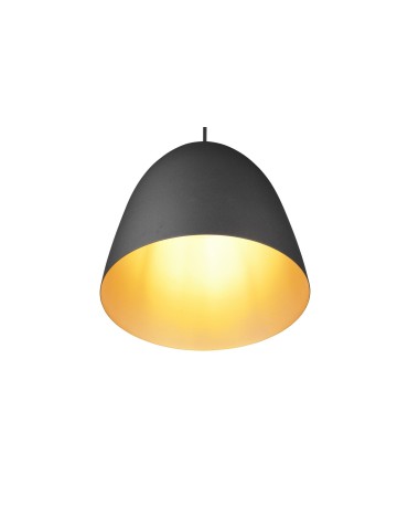 TRIO TILDA Wisząca E27 1x40W Ściemnialna czarny/złoty R30661080 - produkt 2