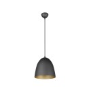 Lampy wiszące - TRIO TILDA Wisząca E27 1x40W Ściemnialna czarny/złoty R30661080 - product 4