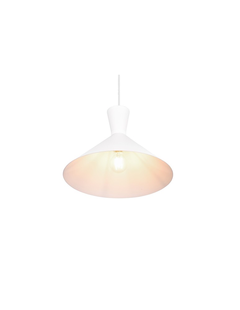 TRIO ENZO Wisząca E27 1x28W Ściemnialna biały R30781931