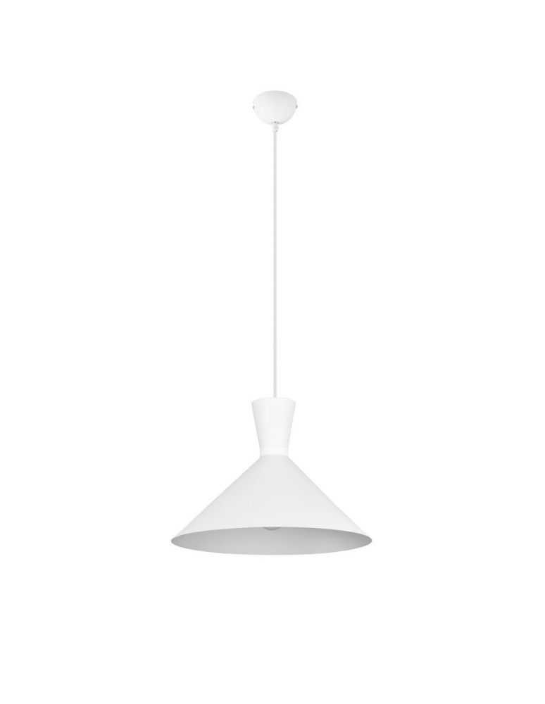 TRIO ENZO Wisząca E27 1x28W Ściemnialna biały R30781931