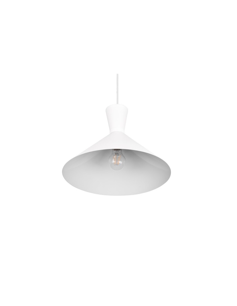 TRIO ENZO Wisząca E27 1x28W Ściemnialna biały R30781931