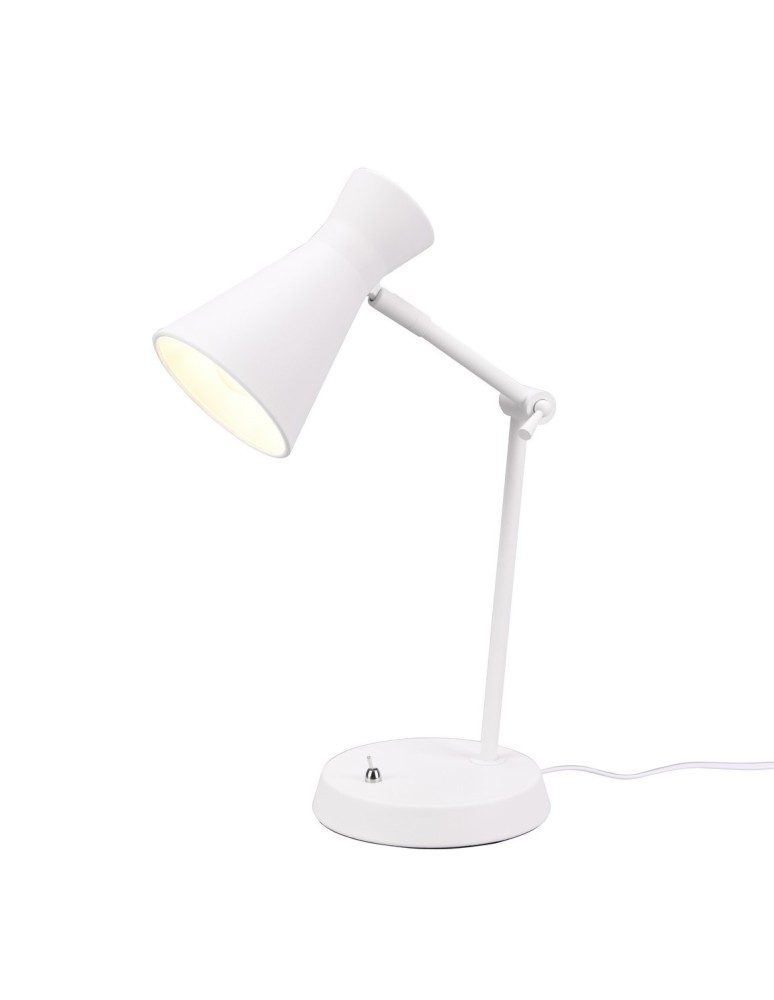 Lampy stołowe do czytania - TRIO ENZO Stołowa E27 1x10W biały R50781031 - produkt kolory-swiatla.pl 1