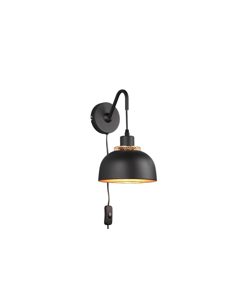 Kinkiety loftowe - industrialne - TRIO PUNCH Ścienna E27 1x40W Ściemnialna czarny R20811732 - produkt kolory-swiatla.pl 1