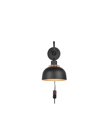 TRIO PUNCH Ścienna E27 1x40W Ściemnialna czarny R20811732 - produkt 2
