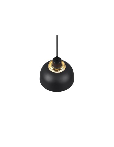 TRIO PUNCH Wisząca E27 1x40W Ściemnialna czarny R30811032 - produkt 2