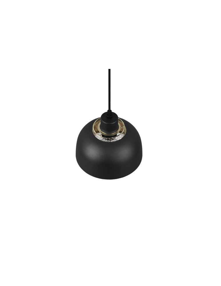 TRIO PUNCH Wisząca E27 1x40W Ściemnialna czarny R30811032
