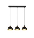 Lampy wiszące potrójne - TRIO PUNCH Wisząca E27 3x40W Ściemnialna czarny R30813032 - product 2