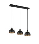 Lampy wiszące potrójne - TRIO PUNCH Wisząca E27 3x40W Ściemnialna czarny R30813032 - product 5