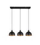 Lampy wiszące potrójne - TRIO PUNCH Wisząca E27 3x40W Ściemnialna czarny R30813032 - product 6