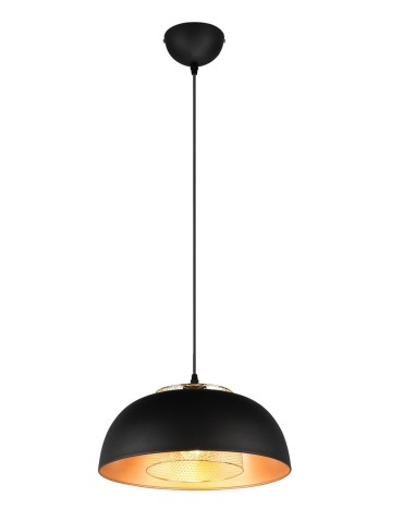 TRIO PUNCH Wisząca E27 1x40W Ściemnialna czarny R30811932