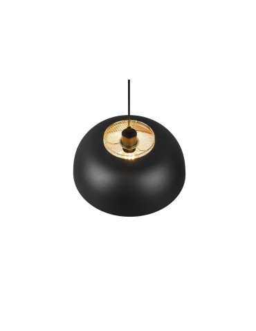 TRIO PUNCH Wisząca E27 1x40W Ściemnialna czarny R30811932 - produkt 2