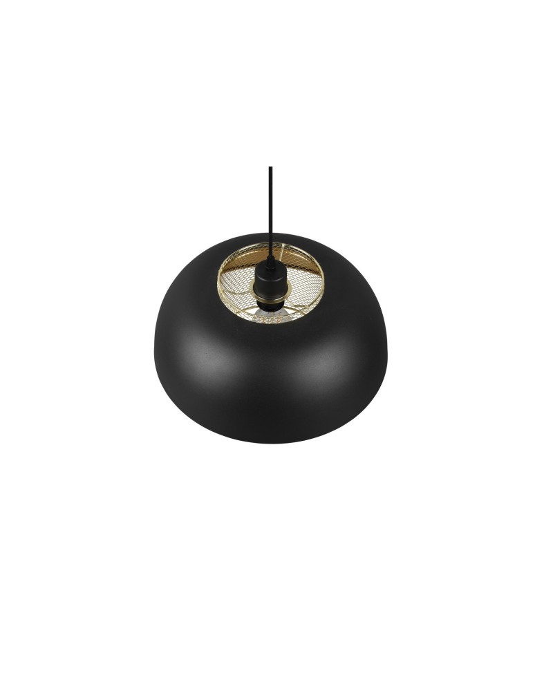 TRIO PUNCH Wisząca E27 1x40W Ściemnialna czarny R30811932