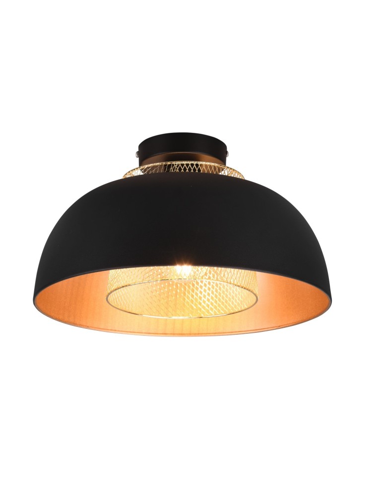 Lampy sufitowe - TRIO PUNCH Sufitowa E27 1x40W Ściemnialna czarny R60811032 - produkt kolory-swiatla.pl 1