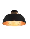 TRIO PUNCH Sufitowa E27 1x40W Ściemnialna czarny R60811032