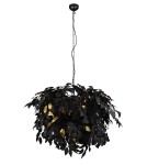 Lampy wiszące - TRIO LEAVY Wisząca E14 4x28W Ściemnialna czarny R10464032 - product 1