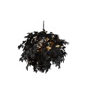 Lampy wiszące - TRIO LEAVY Wisząca E14 4x28W Ściemnialna czarny R10464032 - product 3