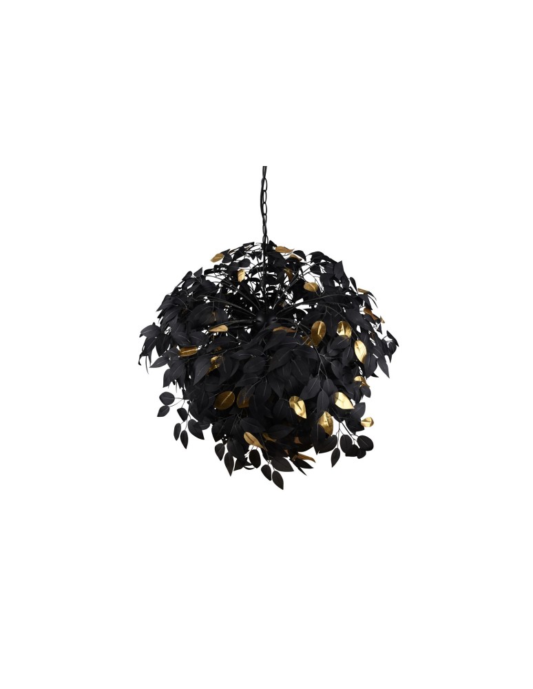 TRIO LEAVY Wisząca E14 4x28W Ściemnialna czarny R10464032