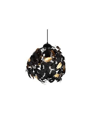 TRIO LEAVY Wisząca E27 1x28W Ściemnialna czarny R10461932 - produkt 2