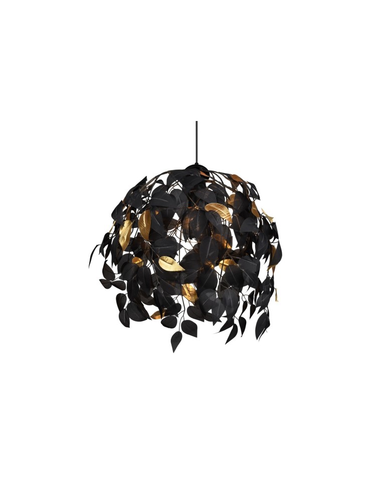 TRIO LEAVY Wisząca E27 1x28W Ściemnialna czarny R10461932
