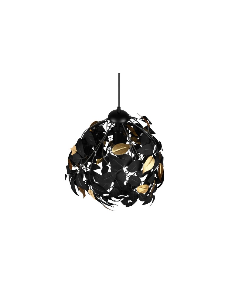 TRIO LEAVY Wisząca E27 1x28W Ściemnialna czarny R10461932