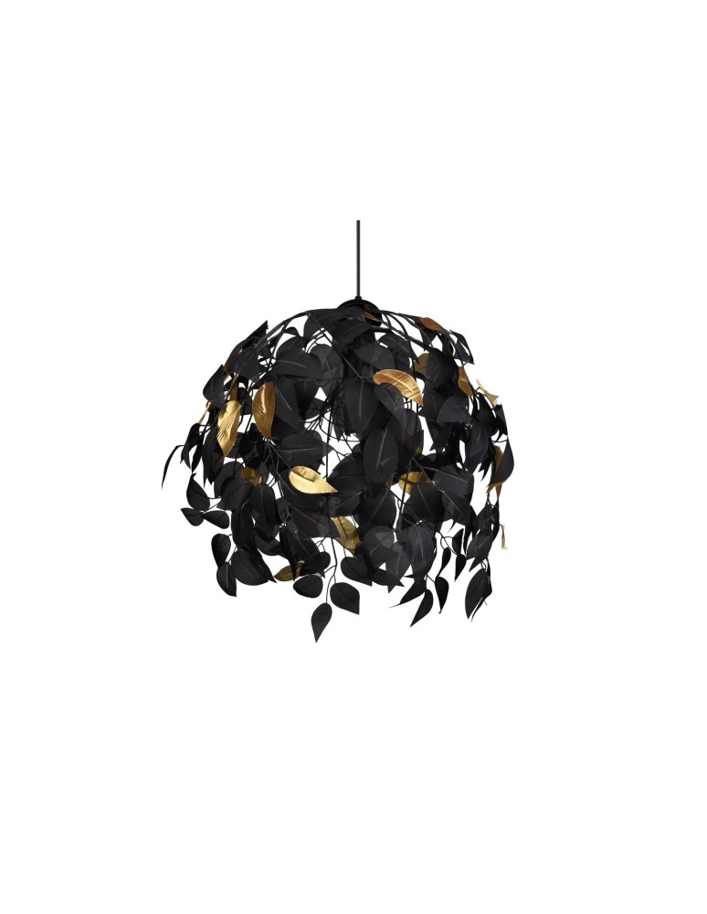 TRIO LEAVY Wisząca E27 1x28W Ściemnialna czarny R10461932