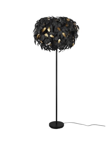 TRIO LEAVY Podłogowa E14 3x28W czarny R40463032 - product 2