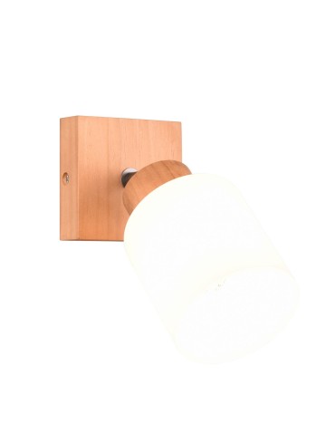 TRIO ASSAM Reflektor E14 1x25W Ściemnialna drewno R81111030