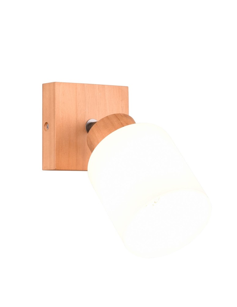 Reflektory ścienne - TRIO ASSAM Reflektor E14 1x25W Ściemnialna drewno R81111030 - produkt kolory-swiatla.pl 1